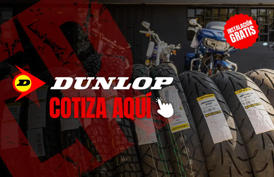 DUNLOP Neumáticos Motocicletas + Instalación GRATIS