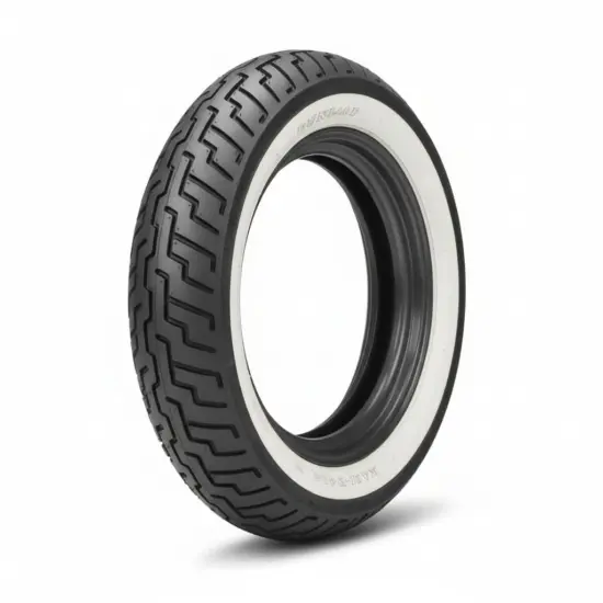 DUNLOP – Neumático KABUKI D404 150/80B16 71H MC Custom (TRASERO BANDA BLANCA) - Imagen 1