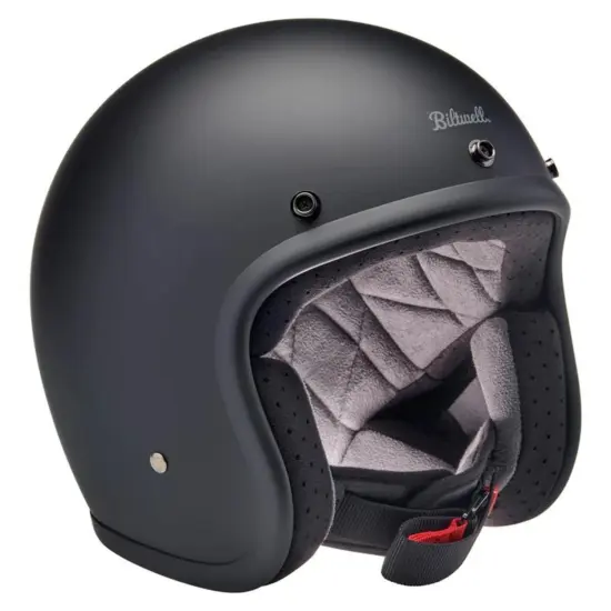 BILTWELL - Bonanza Helmet Flat Black - Imagen 2