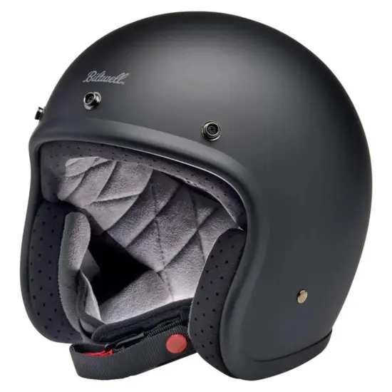 BILTWELL - Bonanza Helmet Flat Black - Imagen 1
