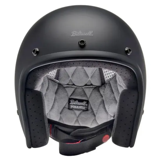 BILTWELL - Bonanza Helmet Flat Black - Imagen 6