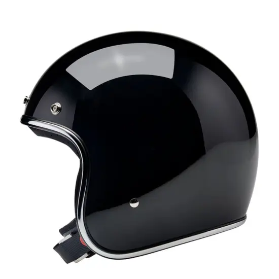 BILTWELL - Casco Bonanza Gloss Black - Imagen 4