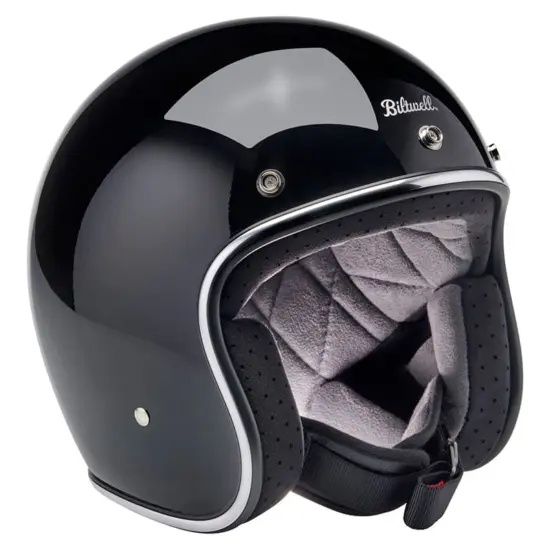 BILTWELL - Casco Bonanza Gloss Black - Imagen 2