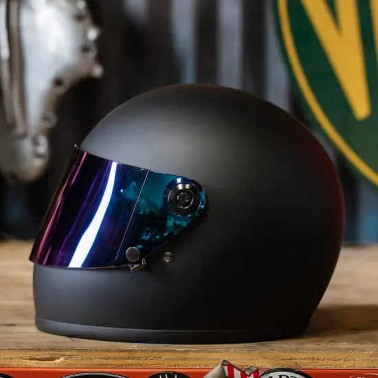 BILTWELL - Mica Gringo S Helmet Gen 2 Flat Shield - Rainbow Mirror - Imagen 6