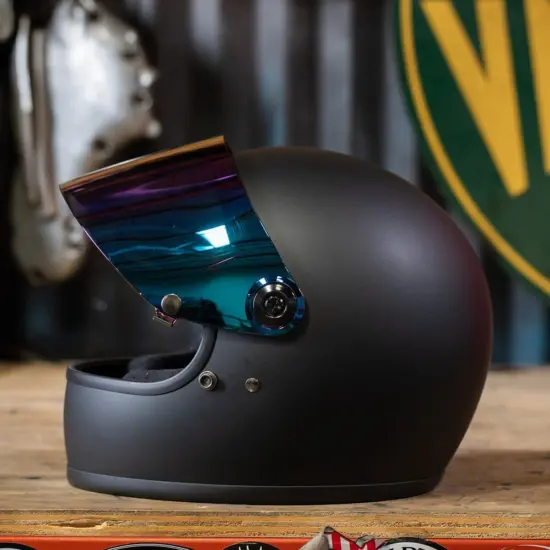 BILTWELL - Mica Gringo S Helmet Gen 2 Flat Shield - Rainbow Mirror - Imagen 7