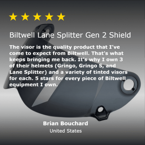 BILTWELL - Mica Lane Splitter Gen 2 Shield - Smoke - Imagen 8