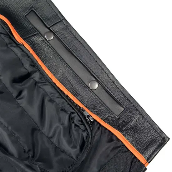 MILWAUKEE LEATHER – Chaqueta de Cuero Vintage Mujer con Cordones (LKL2700) - Imagen 9