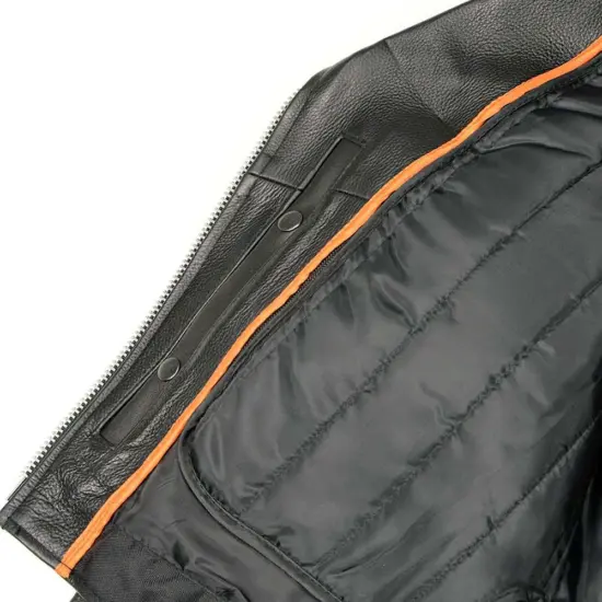 MILWAUKEE LEATHER – Chaqueta de Cuero Vintage Mujer con Cordones (LKL2700) - Imagen 8