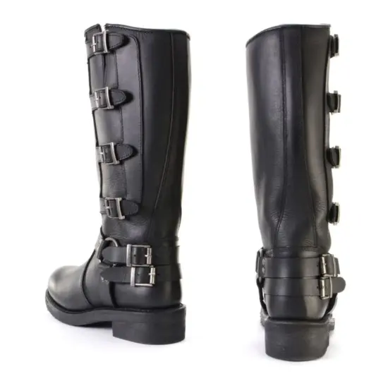 MILWAUKEE LEATHER – Botas de Cuero Harness para Mujer (MBL9346) - Imagen 6