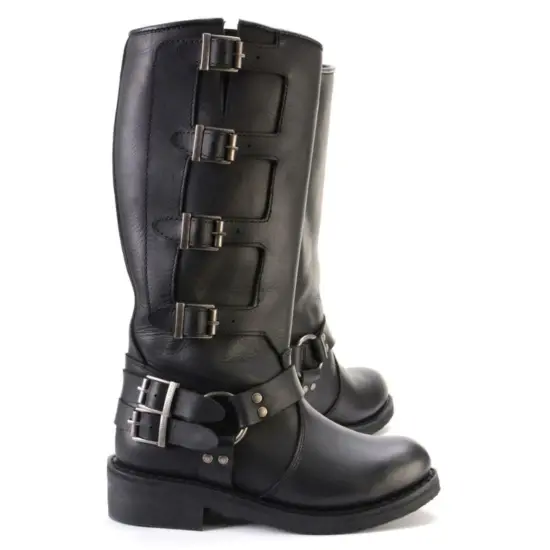 MILWAUKEE LEATHER – Botas de Cuero Harness para Mujer (MBL9346) - Imagen 5
