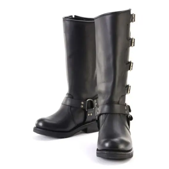 MILWAUKEE LEATHER – Botas de Cuero Harness para Mujer (MBL9346) - Imagen 4