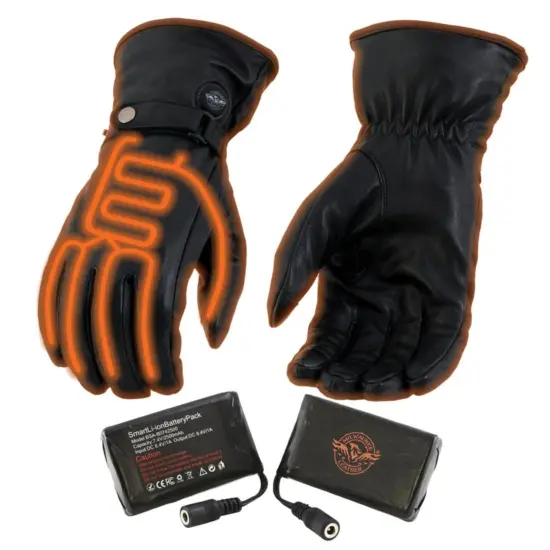 MILWAUKEE LEATHER - Guantes Calefaccionado de Cuero Negro - Imagen 1