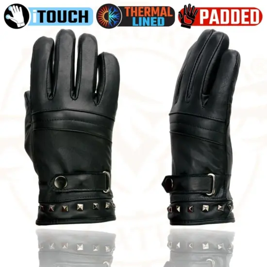 MILWAUKEE LEATHER – Guantes de Cuero i-Touch Térmicos para Mujer - Imagen 6