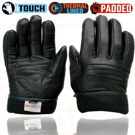 MILWAUKEE LEATHER – Guantes de Cuero i-Touch Térmicos para Mujer - Imagen 2