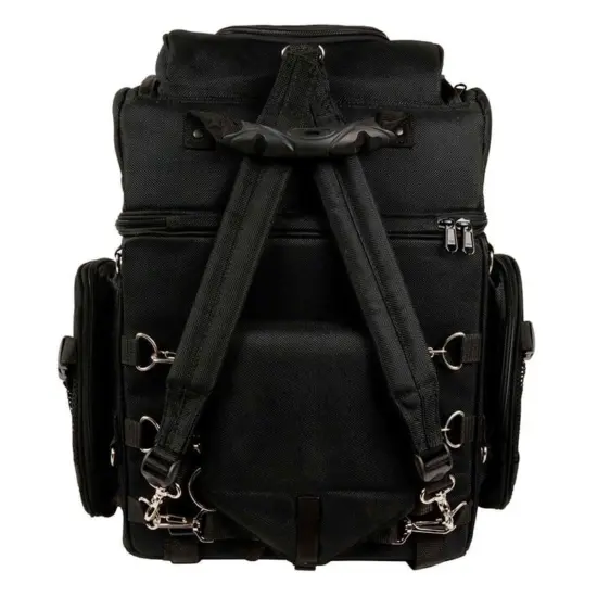 MILWAUKEE LEATHER - Large Bolso Negro Impermeable Para Touring Sissy Bar - Imagen 5