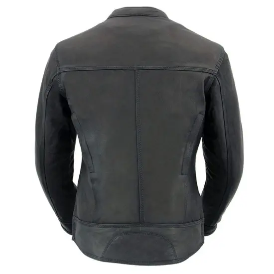 MILWAUKEE LEATHER - Chaqueta de Cuero Mujer c/Triple Costura - Imagen 4