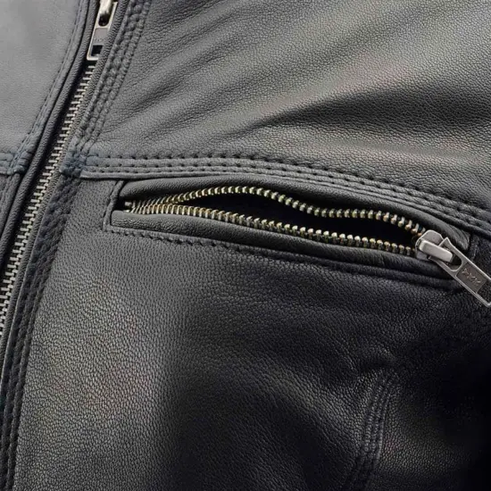 MILWAUKEE LEATHER - Chaqueta de Cuero Mujer c/Triple Costura - Imagen 9