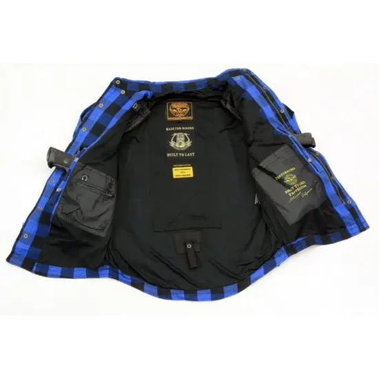MILWAUKEE LEATHER - Chaqueta c/Protecciones Azul/Negra - Imagen 4
