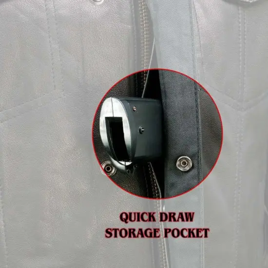 MILWAUKEE LEATHER – Chaqueta Ligera de Cuero de Cabra "Rider" - Imagen 9