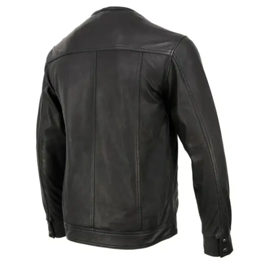 MILWAUKEE LEATHER – Chaqueta Ligera de Cuero de Cabra "Rider" - Imagen 3