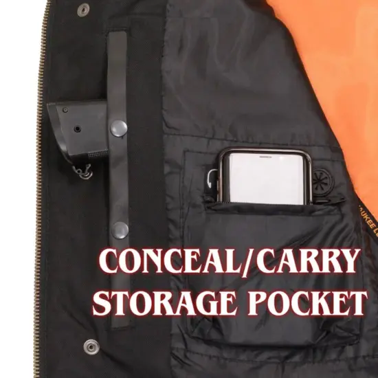 MILWAUKEE LEATHER – Chaqueta Ligera de Cuero de Cabra "Rider" - Imagen 6