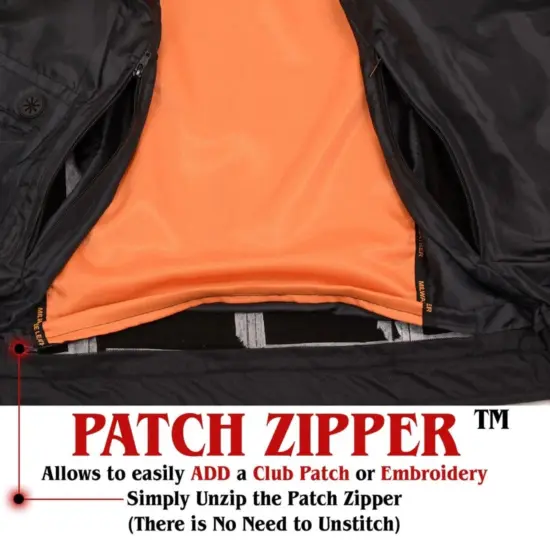 MILWAUKEE LEATHER – Chaqueta Ligera de Cuero de Cabra "Rider" - Imagen 5