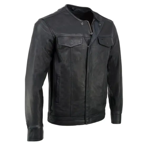 MILWAUKEE LEATHER – Chaqueta Ligera de Cuero de Cabra "Rider" - Imagen 2