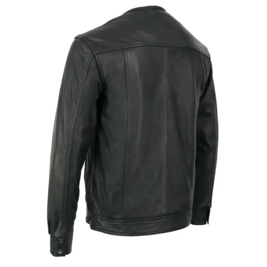 MILWAUKEE LEATHER – Chaqueta Ligera de Cuero de Cabra "Rider" - Imagen 4