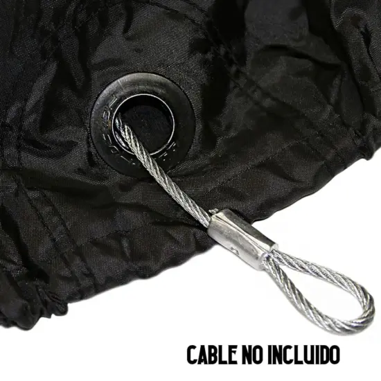 NELSON RIGG - Funda Cubre Moto Defender Deluxe Negra – Resistente al Agua y UV - Imagen 6