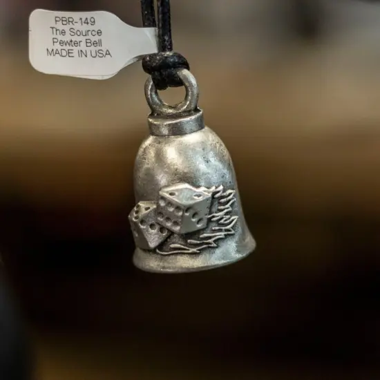 GUARDIAN BELL - Pewter Flaming Dice - Imagen 2