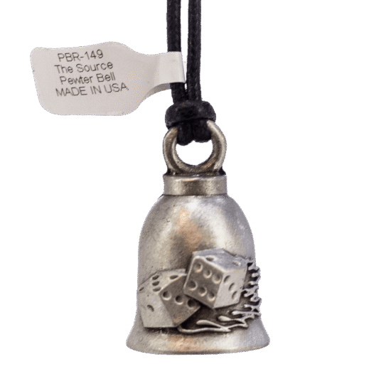 GUARDIAN BELL - Pewter Flaming Dice - Imagen 1