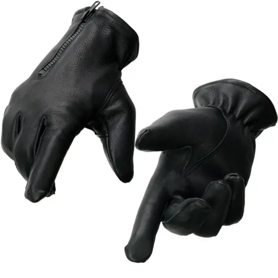 MILWAUKEE LEATHER – Guantes de Cuero de Ciervo con Forro Térmico - Imagen 1