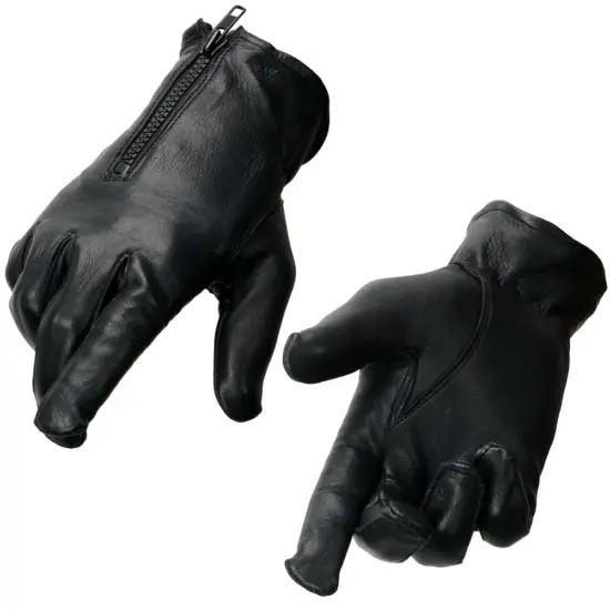 MILWAUKEE LEATHER – Guantes de Cuero de Ciervo sin Forro - Imagen 1
