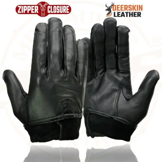 MILWAUKEE LEATHER – Guantes de Cuero de Ciervo sin Forro - Imagen 3