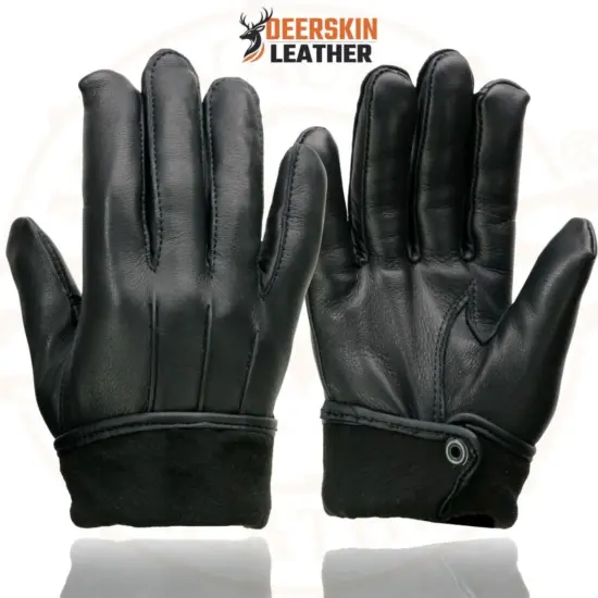 MILWAUKEE LEATHER – Guantes de Cuero de Ciervo con Forro Térmico - Imagen 5
