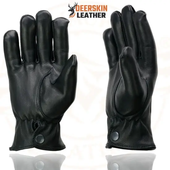 MILWAUKEE LEATHER – Guantes de Cuero de Ciervo con Forro Térmico - Imagen 4