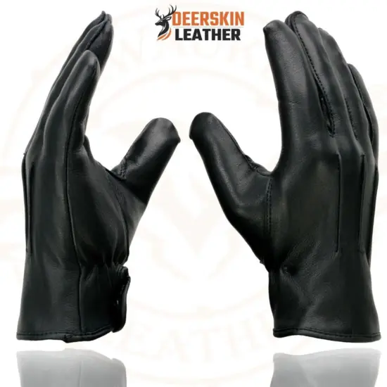 MILWAUKEE LEATHER – Guantes de Cuero de Ciervo con Forro Térmico - Imagen 2