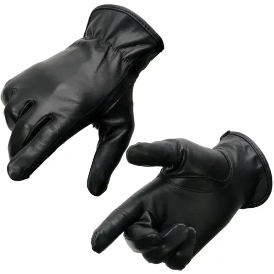 MILWAUKEE LEATHER – Guantes de Cuero de Ciervo sin Forro para Mujer - Imagen 1