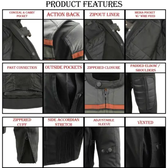 MILWAUKEE LEATHER - Chaqueta Textil c/Protecciones - Imagen 5
