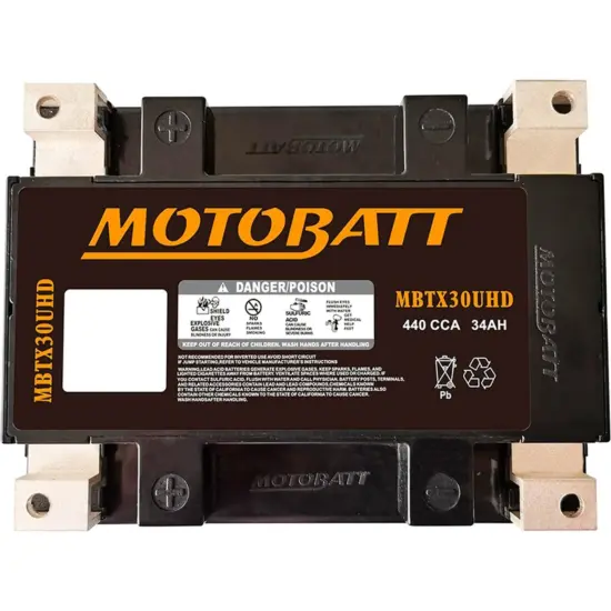 MOTOBATT – Batería de Moto AGM Quadflex MBTX30UHD - Imagen 3