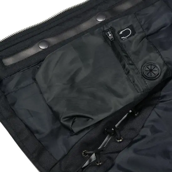 MILWAUKEE LEATHER - Vest de Cuero Mujer Negro Gastado - Imagen 5