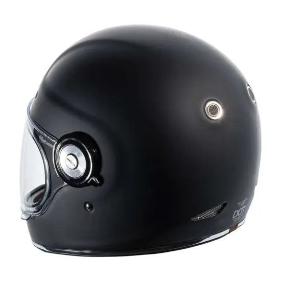 TORC Casco T1 Newport Flat Black - Imagen 3