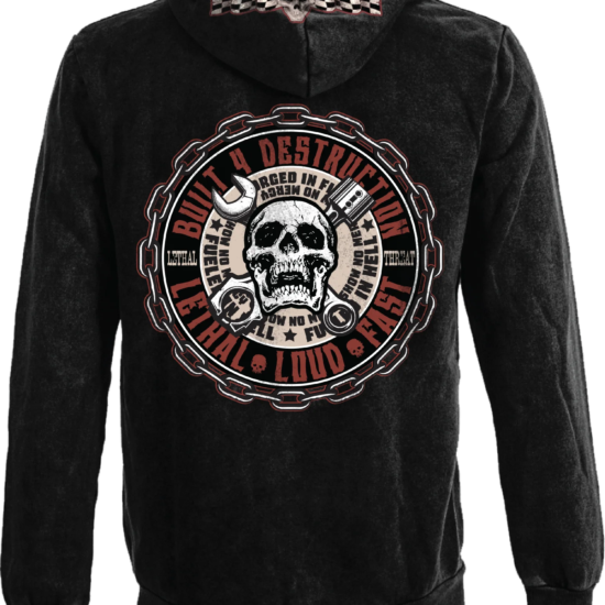 Poleron Death Or Glory - Lethal Threat Sinner’s Garage - Imagen 2