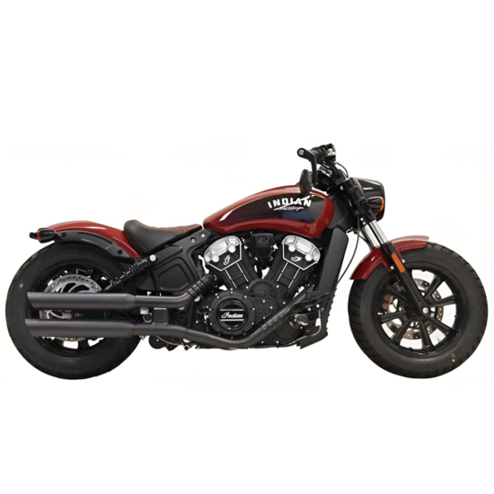 BASSANI XHAUST - Slip-On 3" Mufflers para Scout - Black - Imagen 4