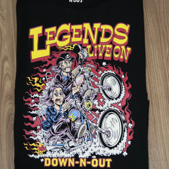 Down N Out - Polera Living Legends - Imagen 5