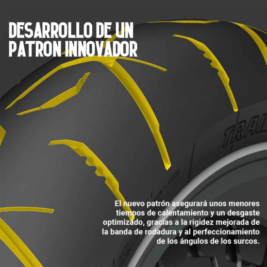 DUNLOP - Neumático 120/70R19 60W Trailmax Meridian PR Adventure TL Delantero FRN - Imagen 3