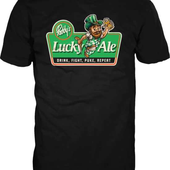 Polera Lucky Ale - Down N Out Paddy’s Irish Brew - Imagen 2