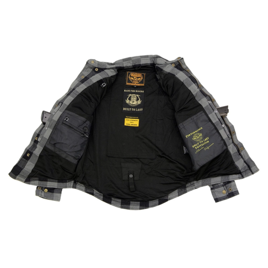 MILWAUKEE LEATHER - Chaqueta c/Protecciones Gris/Negro - Imagen 4