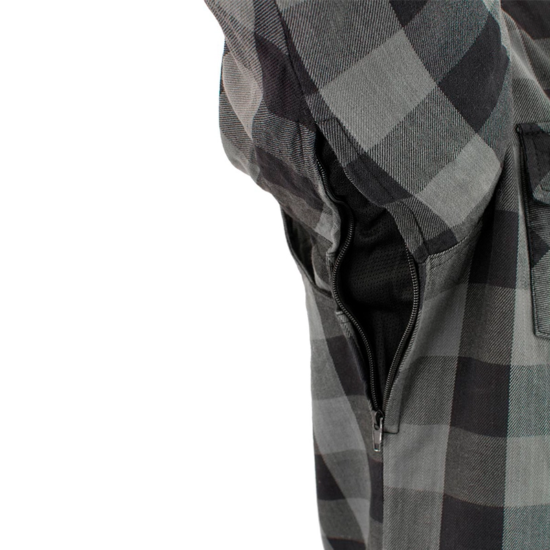 MILWAUKEE LEATHER - Chaqueta c/Protecciones Gris/Negro - Imagen 6