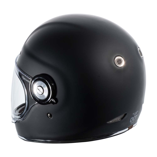 TORC Casco T1 Newport Flat Black - Imagen 3
